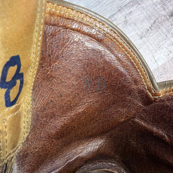 Ariat Boots Brown Leather Cowboy Western Work Men’s Size 8 B main image 10